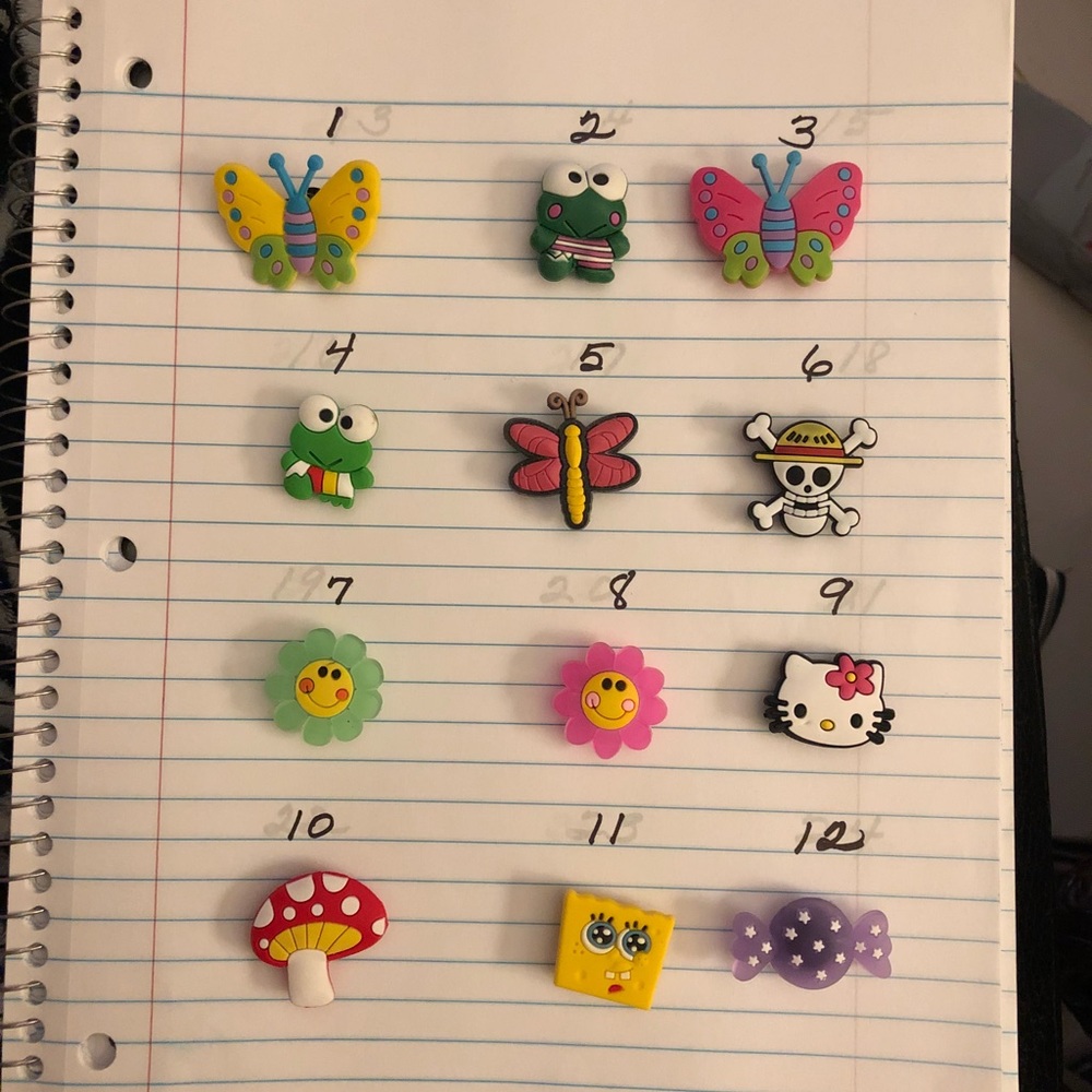 L👀K HERE 🌺 New Jibbitz for Crocs, any 12 for $10